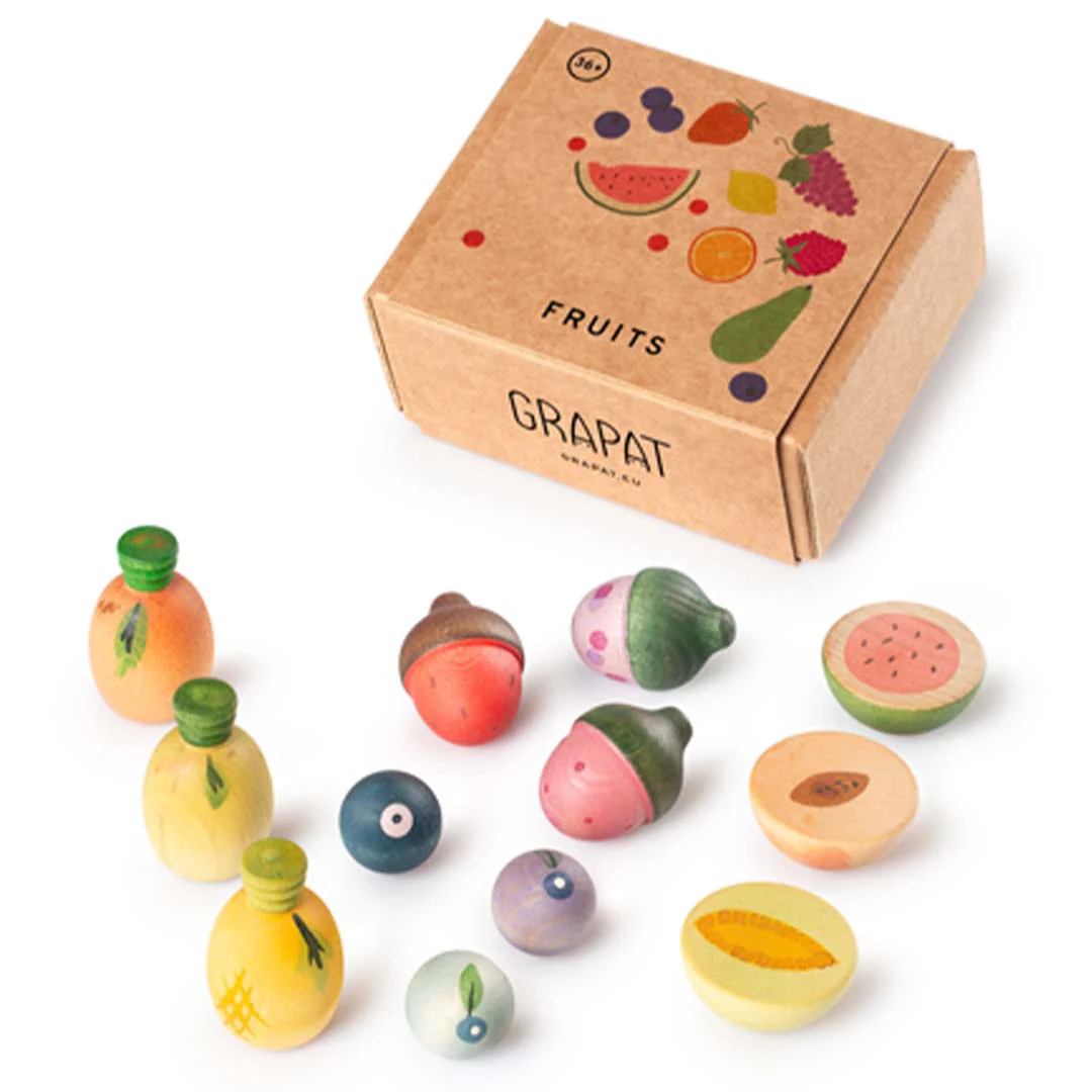 grapat houten fruit - 12st - Image 4