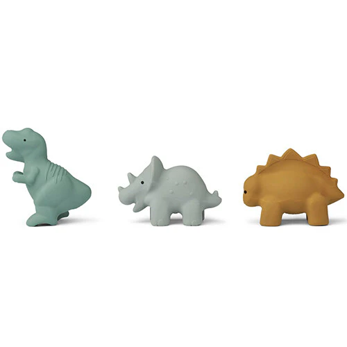 liewood badspeeltjes david dino - blue multi mix - 3st - Image 3