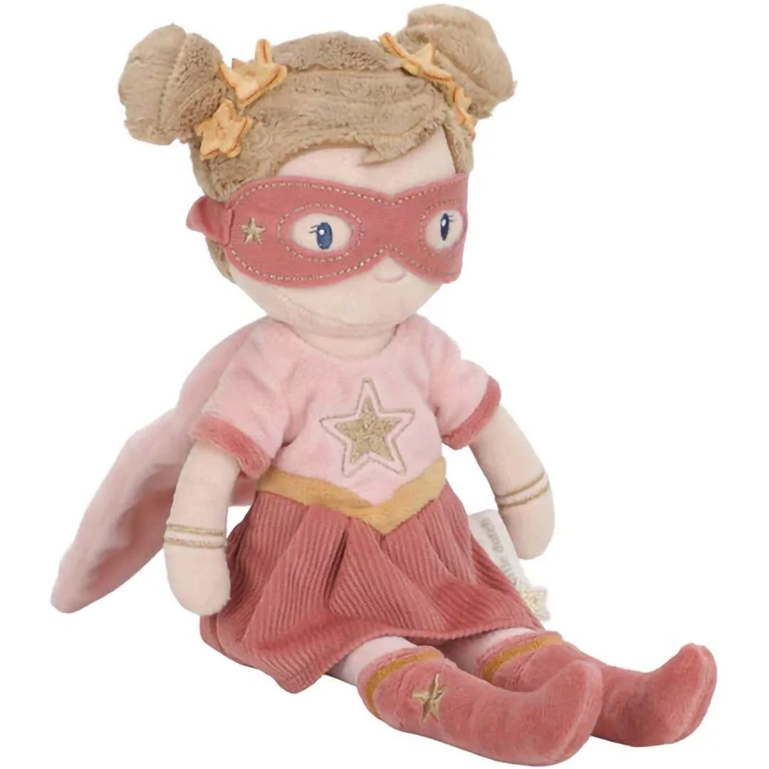 little dutch knuffelpop rosa - superheld - 35 cm - Image 4